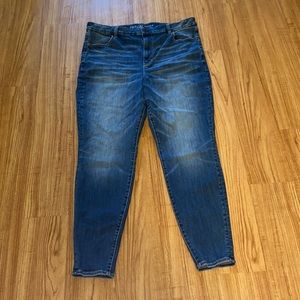 American eagle, curvy super hi-rise jegging